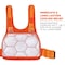 Ergodyne Cooling Vest, Cotton, Cold Pack Inserts, Up to 4 hr Max Cooling Time, Hook-and-Loop Closure, Orange 6215HV - alternate 2