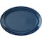 Carlisle Foodservice Mlmn Ovl Platter Tray, 12x8.5, Blue, PK24 4356035 - alternate 4