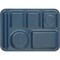 Carlisle Foodservice Lt Hand Hvy Wt, 6-Comp Tray, Blue, PK12 4398035 - alternate 4