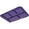 Carlisle Foodservice Right Hand 6 Comp Tray, Purple, PK12 4398887 - alternate 4