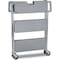 Carlisle Foodservice Fold N Go Cart 15 in x 21 in - Gray, Polyethylene, 350 lb Load Capacity, 3 Shelves, 29-1/2 in L SBC152123 - alternate 3