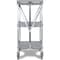 Carlisle Foodservice Fold N Go Cart 15 in x 21 in - Gray, Polyethylene, 350 lb Load Capacity, 3 Shelves, 29-1/2 in L SBC152123 - alternate 7