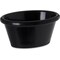 Carlisle Foodservice Mlmn Smooth Ovl Ramekin, 3 oz., Blk, PK48 S31203 - alternate 1