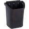 Carlisle Foodservice Trash Bin for Bussing Cart, 7 gal., Black CC11TH03 - alternate 1