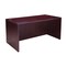 Boss Desk Shell Desk Shell, 60"W x 30"D, Mahogany, 30 in D X 29 1/2 in H, 60 in W X Laminate, Mahogany N103-M - alternate 2