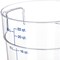 Carlisle Foodservice Round Container, 22 qt., Clr, PK6 1076907 - alternate 3