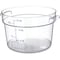 Carlisle Foodservice Round Container, 12 qt., Clr, PK6 1076707 - alternate 1