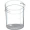 Carlisle Foodservice Round Container, 4 qt., Clr, PK12 1076407 - alternate 2