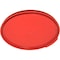 Carlisle Foodservice Round Container Lid, 6-8 qt., Red, PK12 1077205 - alternate 2