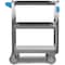 Carlisle Foodservice SS Utility Cart, 3 Shelf, 300 lb., 15.5x24" UC3031524 - alternate 4