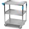 Carlisle Foodservice SS Utility Cart, 3 Shelf, 500 lb., 15.5x24" UC5031524 - alternate 1