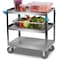 Carlisle Foodservice SS Utility Cart, 3 Shelf, 700 lb., 21x33" UC7032133 - alternate 2