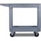 Carlisle Foodservice Polypropylene, Small Bin Top Utility Cart, Gray, 33-1/2 in H x 17-1/4 in W, 2 Shelves, Gray UC401823 - alternate 5