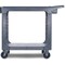 Carlisle Foodservice Flat Shelf Utility Cart, 40inx19in, Gray, Polypropylene, 500 lb Load Capacity, 2 Shelves, 40.38 in L UC194023 - alternate 4