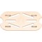 Carlisle Foodservice Drain Grate, Food Pan HH, 1/9, Amber, PK6 1053513 - alternate 4