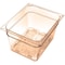 Carlisle Foodservice Drain Grate, Food Pan HH, 1/2, Amber, PK6 1043513 - alternate 2