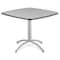 Cafeworks Square Cafe/Breakroom Table, Gray - 42" Square x 29"H, 42" W, 42" L, 29" H, Laminated Melamine Top 65687 - alternate 2