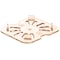 Carlisle Foodservice Drain Grate, Food Pan HH, 1/6, Amber, PK6 3089613 - alternate 1