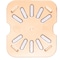 Carlisle Foodservice Drain Grate, Food Pan HH, 1/6, Amber, PK6 3089613 - alternate 3