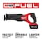 Milwaukee Tool M18 FUEL SAWZALL Reciprocating Saw 2-Battery XC5.0 Kit 2821-22 - alternate 2