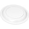 Carlisle Foodservice Polycarbon Nrrw Rim Plate, 6.5", Wht, PK48 PCD20602 - alternate 3