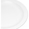 Carlisle Foodservice Polycarbon Nrrw Rim Plate, 6.5", Wht, PK48 PCD20602 - alternate 6