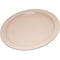 Carlisle Foodservice Polycarbon Nrrw Rim Plate, 10", Tan, PK48 PCD21025 - alternate 1