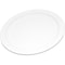 Carlisle Foodservice Polycarbon Nrrw Rim Plate, 9", Wht, PK48 PCD20902 - alternate 1