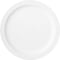 Carlisle Foodservice Polycarbon Nrrw Rim Plate, 9", Wht, PK48 PCD20902 - alternate 5