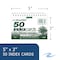 Roaring Spring Case of Spiral Bound Recycled Index Cards 3"x5", 50 CT pk, Narrow Ruled, Perforated, Blank on Back 28335cs - alternate 5