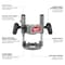 Milwaukee Tool M18 FUEL 1/2 in. Router Kit 2838-21 - alternate 8
