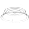 Carlisle Foodservice Clear Plate Cover, 10-3/16"-10-1/4", PK12 198907 - alternate 2
