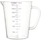 Carlisle Foodservice Commercial Measuring Cup, 1/2 gal., Cl, PK6 4314407 - alternate 4