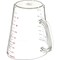 Carlisle Foodservice Commercial Measuring Cup, 1/2 gal., Cl, PK6 4314407 - alternate 2