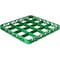 Carlisle Foodservice Dvde Glss Rack Ext, 1.78", Grn, 16 Comp, PK6 RE16C09 - alternate 1