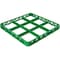 Carlisle Foodservice Dvde Glss Rack Ext, 1.78", Grn, 9 Comp, PK6 RE9C09 - alternate 1