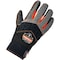 Proflex By Ergodyne Mechanics Impact Gloves, M, Black, Breathable Spandex 9001 - alternate 2