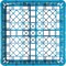 Carlisle Foodservice Glass Rack w/1 Ext 5.56", Blu, 9 Comp PK4 RG9-114 - alternate 4