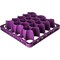 Carlisle Foodservice Long Glass Rack Ext, 30 Comp, Lavender, PK4 REW30LC89 - alternate 4