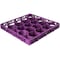 Carlisle Foodservice Long Glass Rack Ext, 20 Comp, Lavender, PK4 REW20LC89 - alternate 1