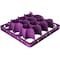 Carlisle Foodservice Long Glass Rack Ext, 20 Comp, Lavender, PK4 REW20LC89 - alternate 2
