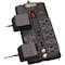 Tripp Lite Power Strip, Surge, 8 5-15R, 5-15P, 10 ft., Black TLP810NET - alternate 6