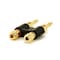 Monoprice Banana Speaker Plugs, Dual - Black 2945 - alternate 2