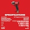 Milwaukee Tool M18 FUEL 3/8 in. Mid-Torque Impact Wrench with Friction Ring Kit 2960-22R - alternate 2