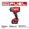 Milwaukee Tool M18 FUEL 1/2" High Torque Impact Wrench w/ Friction Ring Kit, Contractor Bag Kit 2967-21B - alternate 4