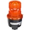 Federal Signal Low Profile Warning Light, Strobe, Amber LP3P-120A - alternate 3