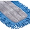 Carlisle Foodservice Disposable Mop Pad, Blue, Microfiber, PK12 363311814 - alternate 2