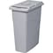 Rubbermaid Commercial Slim Jim 23 gal Rectangular Confidential Document Receptacle, Gray, None, Plastic, 11 in FG9W1500LGRAY - alternate 6