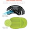 Ergodyne Bump Cap, Short Brim Baseball, Polyethylene, Hook-and-Loop Suspension 8955 - alternate 3