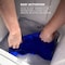 Ergodyne Evaporative Cooling Towel, PVA, Long Lasting Cooling Relief, 29.5 in L x 13 in W, Blue 6602 - alternate 2